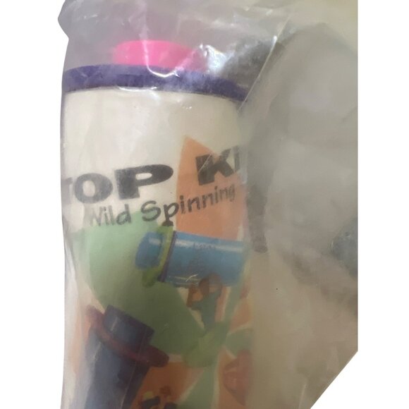 Vintage Burger King Top Kids Wild Spinning Toy Collectible New Sealed - Picture 2 of 3